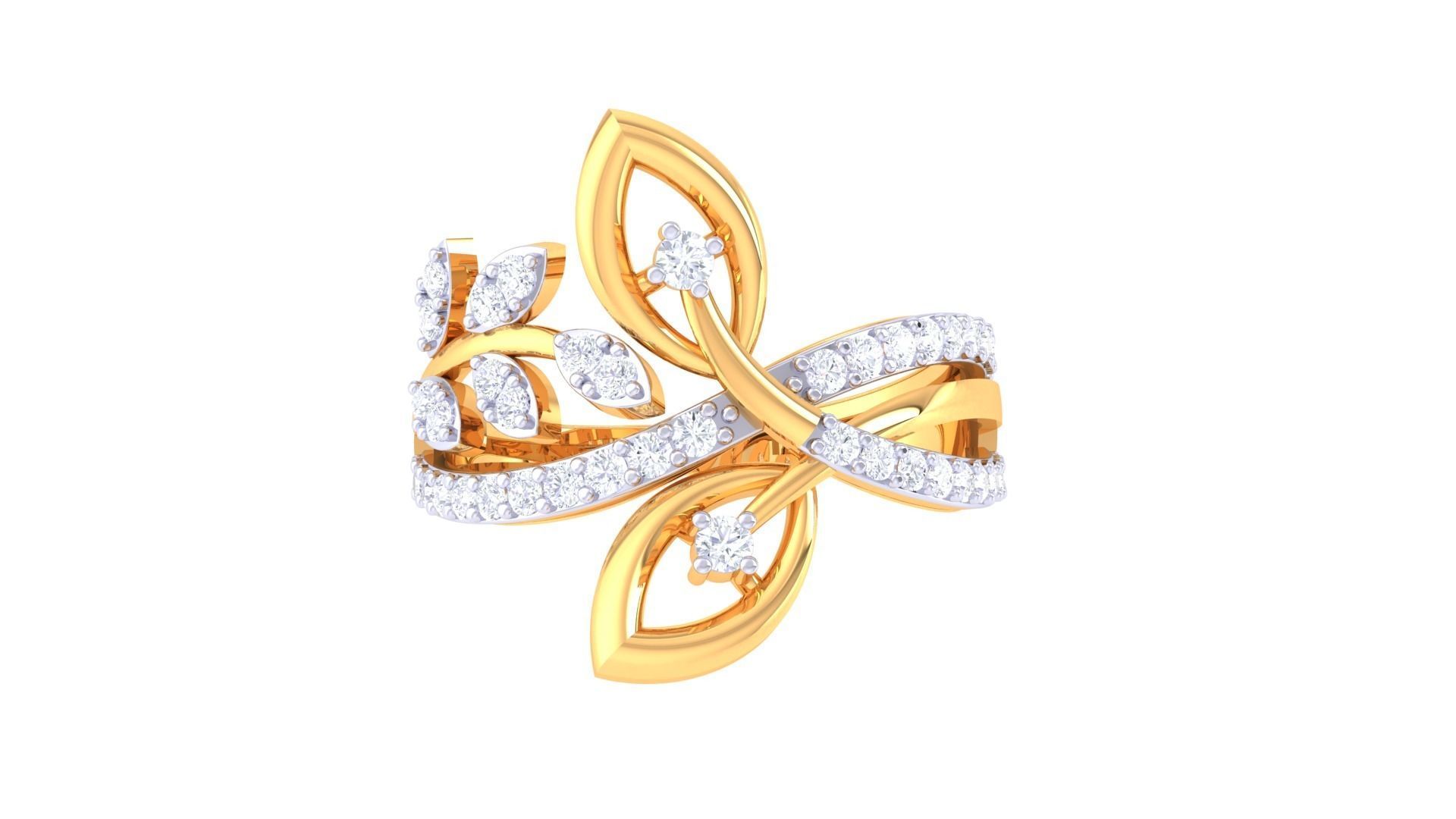 Women Wedding Ring 3dm STL OBJ FBX Renders Details 3D print model_3