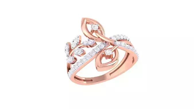 Women Wedding Ring 3dm STL OBJ FBX Renders Details 3D print model