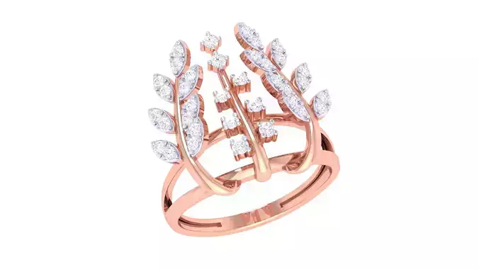 Women Wedding Ring 3dm STL OBJ FBX Renders Details