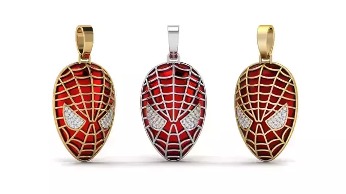 Spiderman Logo Pendant