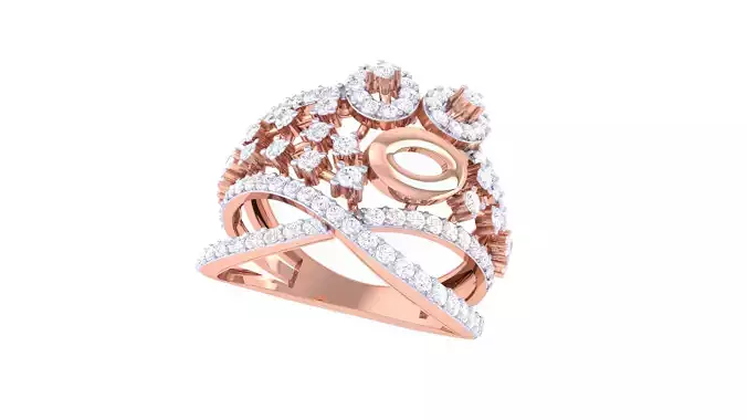 Women Wedding Ring 3dm STL OBJ FBX Renders Details 3D print model