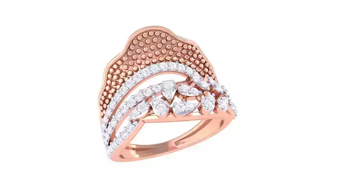 Women Wedding Ring 3dm STL OBJ FBX Renders Details 3D print model