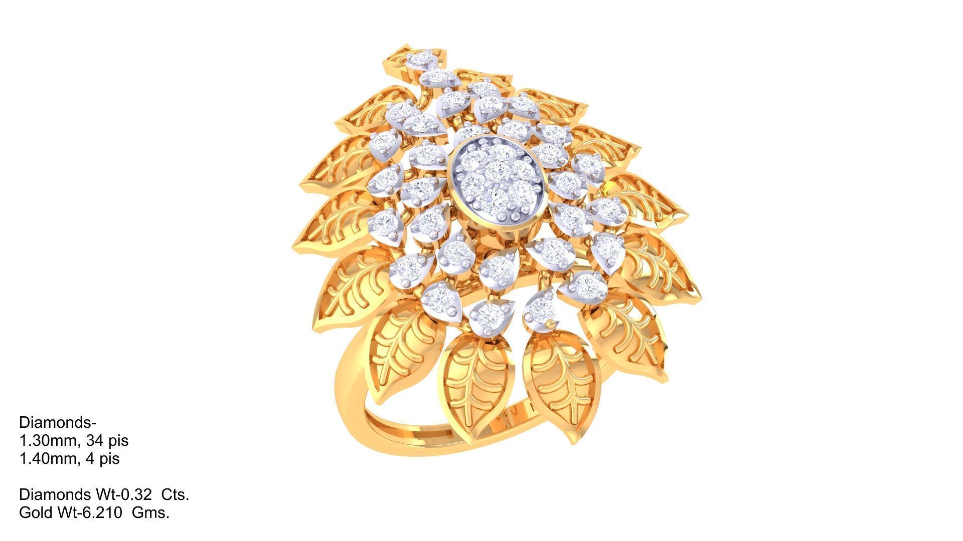 Women Wedding Ring 3dm STL OBJ FBX Renders Details 3D print model_1