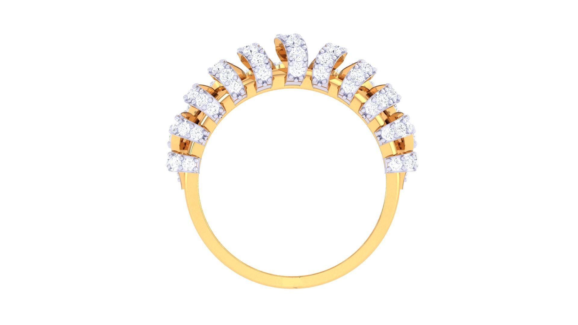 Women Wedding Ring 3dm STL OBJ FBX Renders Details 3D print model_4