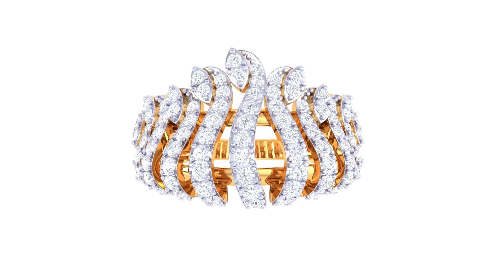 Women Wedding Ring 3dm STL OBJ FBX Renders Details 3D print model_3