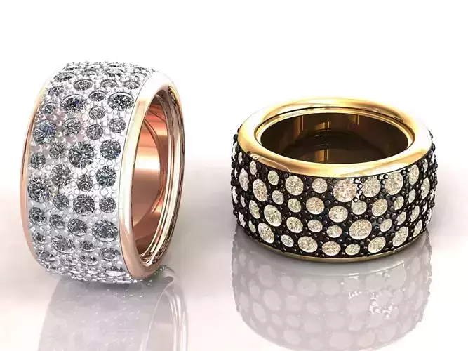 Iconica Maxi Ring Ful Pave