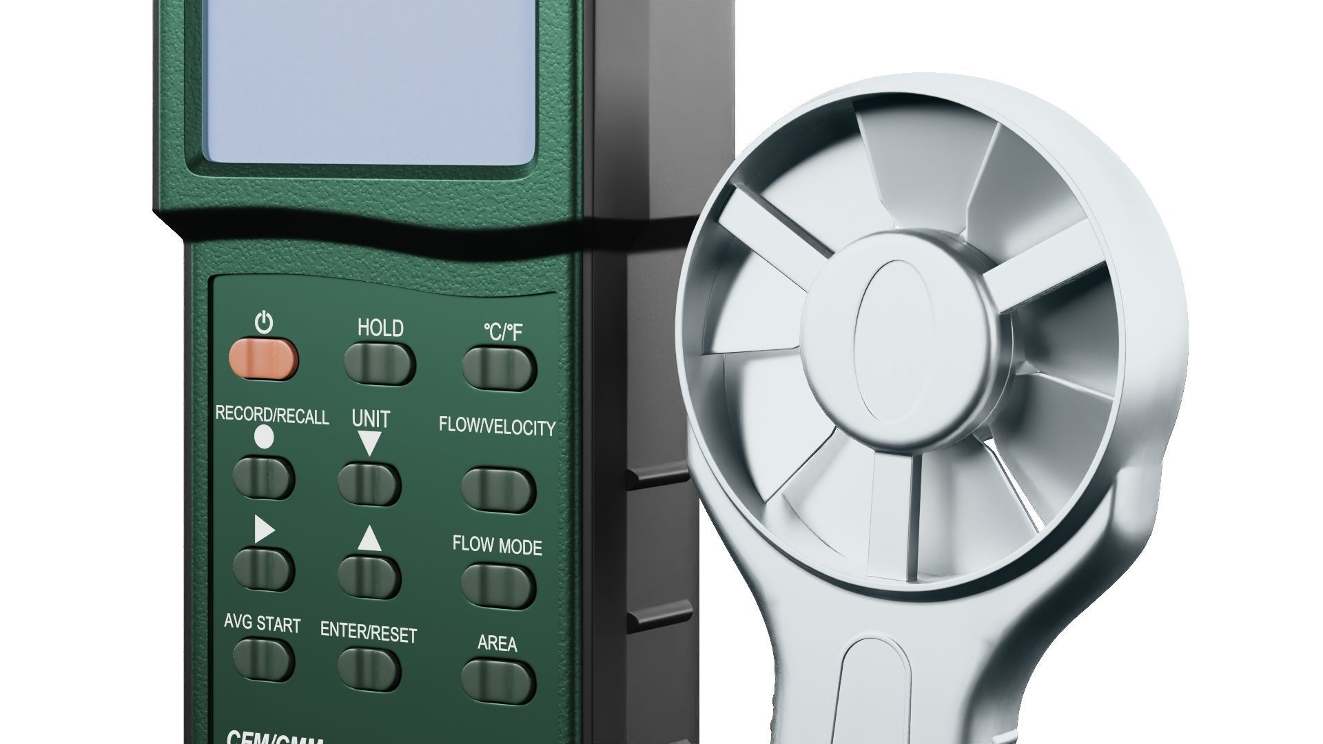 Anemometer Metal Probe 3D model_2