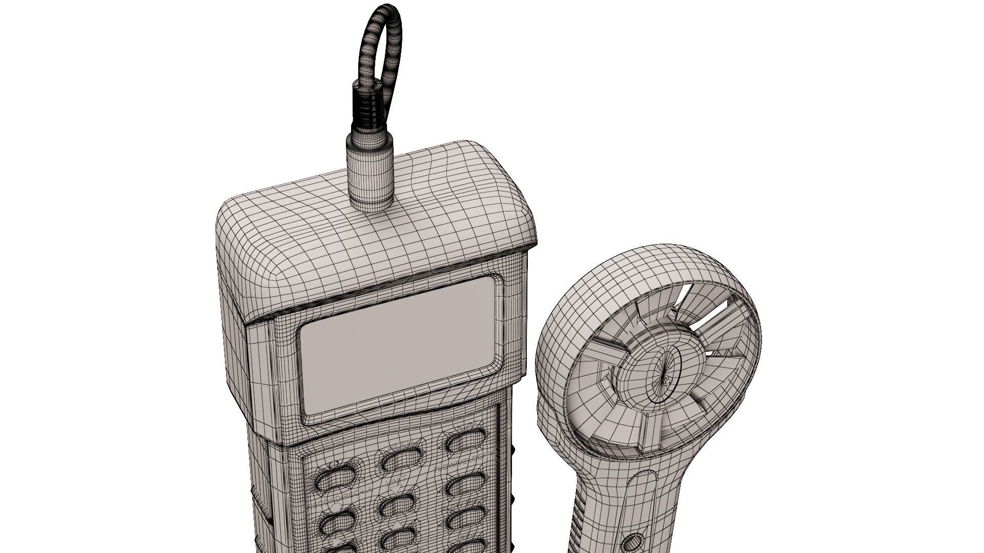 Anemometer Metal Probe 3D model_6