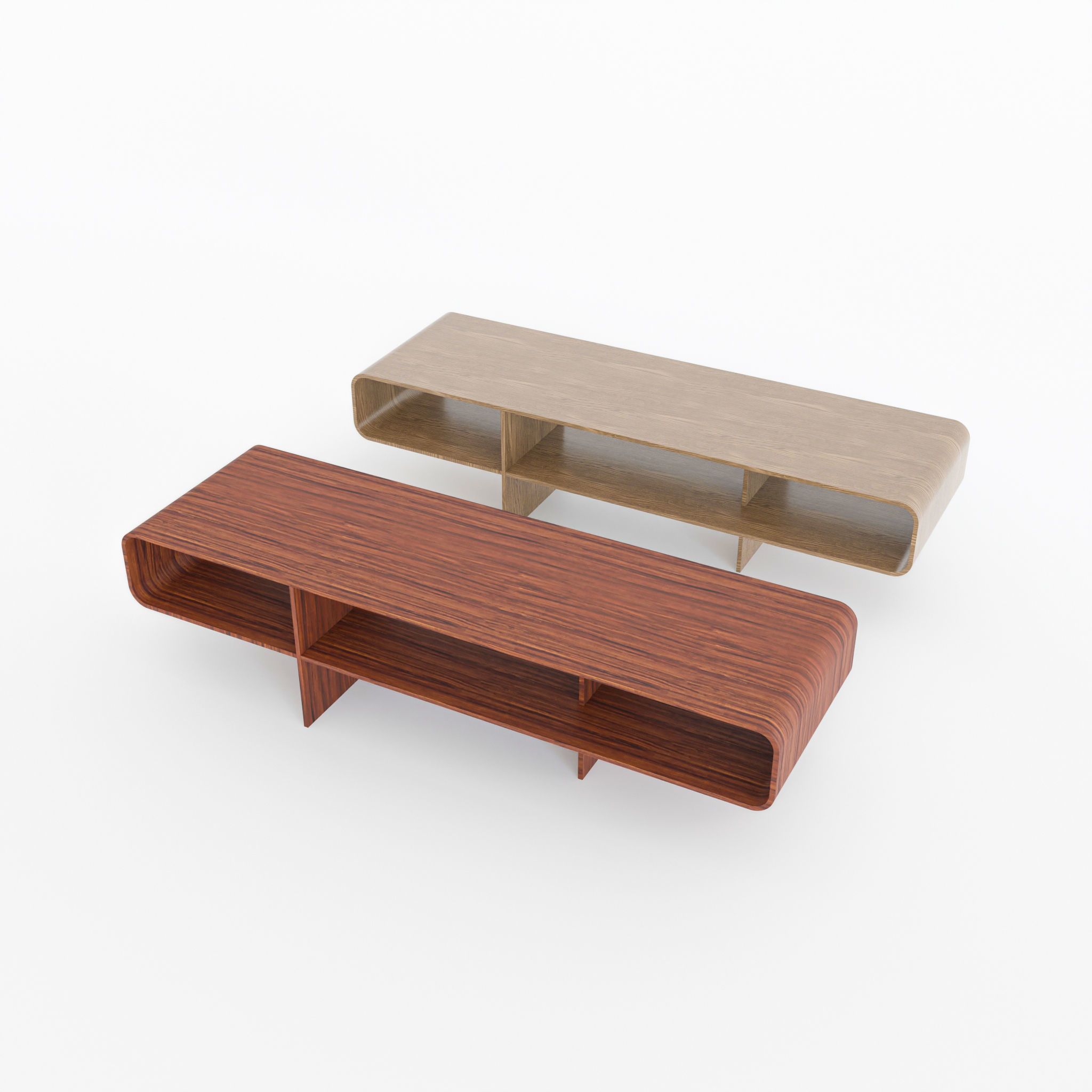  Loop Coffee Table Low-poly 3D model_2