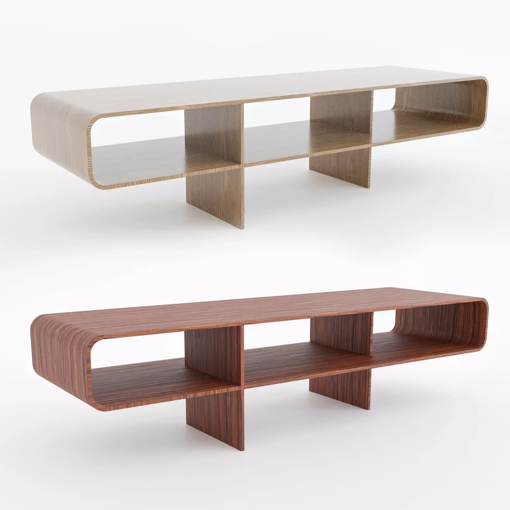 Loop Coffee Table Low-poly 3D model_0