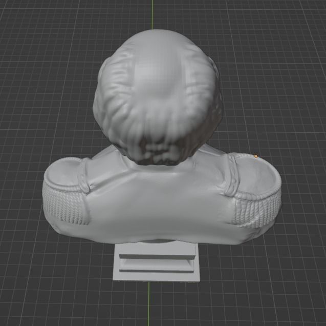 Wilhelm I bust 3D print model_6