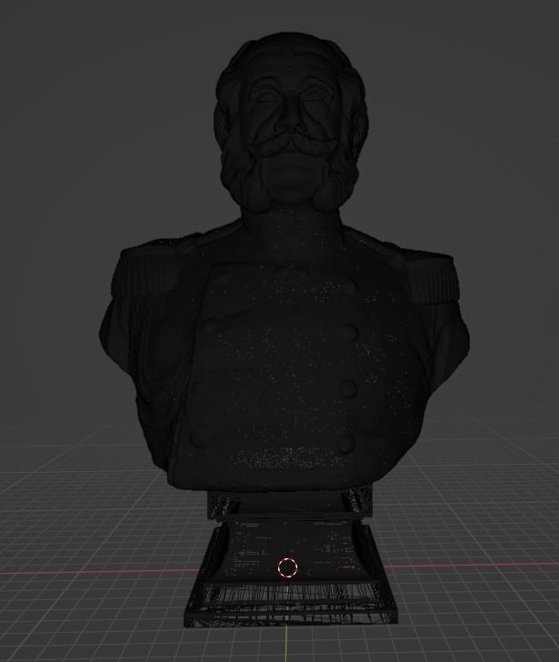 Wilhelm I bust 3D print model_12