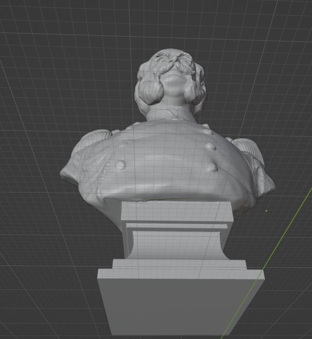 Wilhelm I bust 3D print model_21