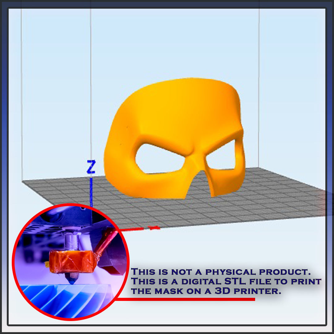 Ghost mask - Call of Duty Modern Warfare 2 Free 3D print model_1