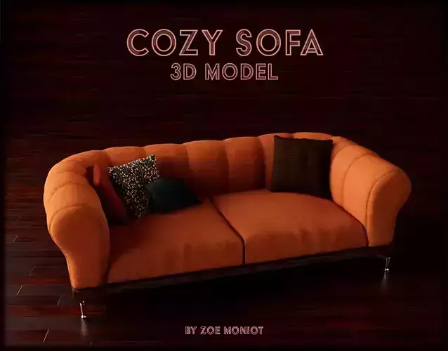 Cozy Sofa - 3D Model