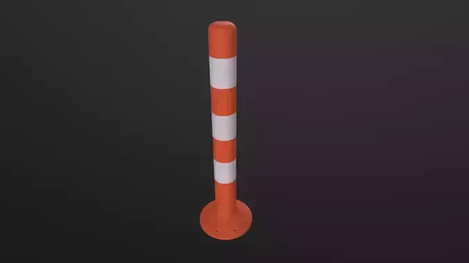 Traffic Bollard 3D Model