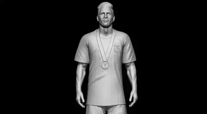 messi statue - fifa 2022 winning momment