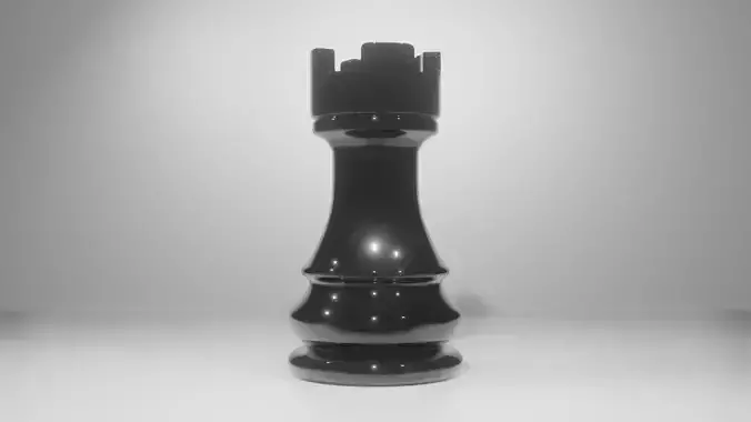 Rook Black - made in Blender