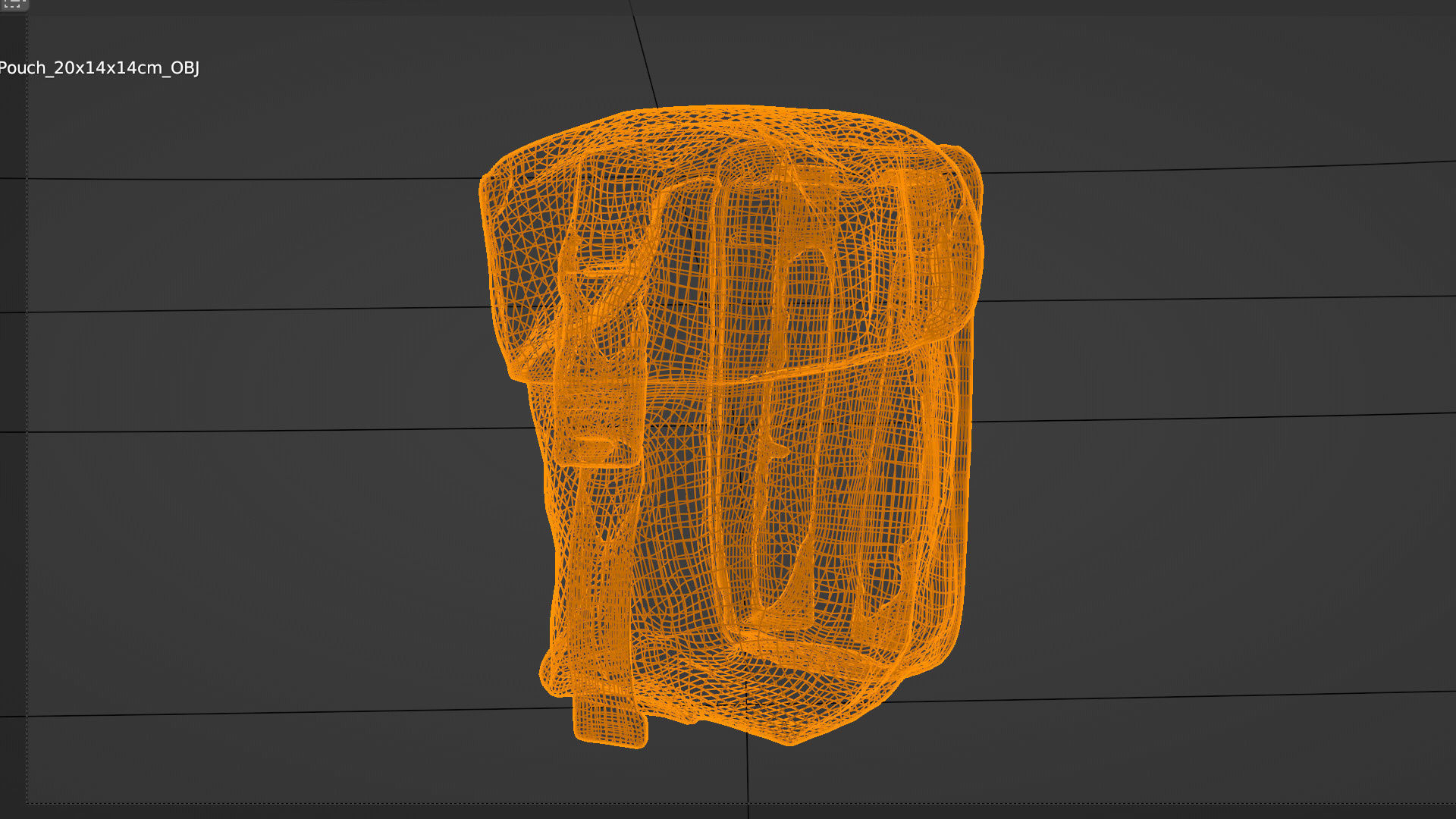 Ammunition army pouch for soldier tactical 3D model_5