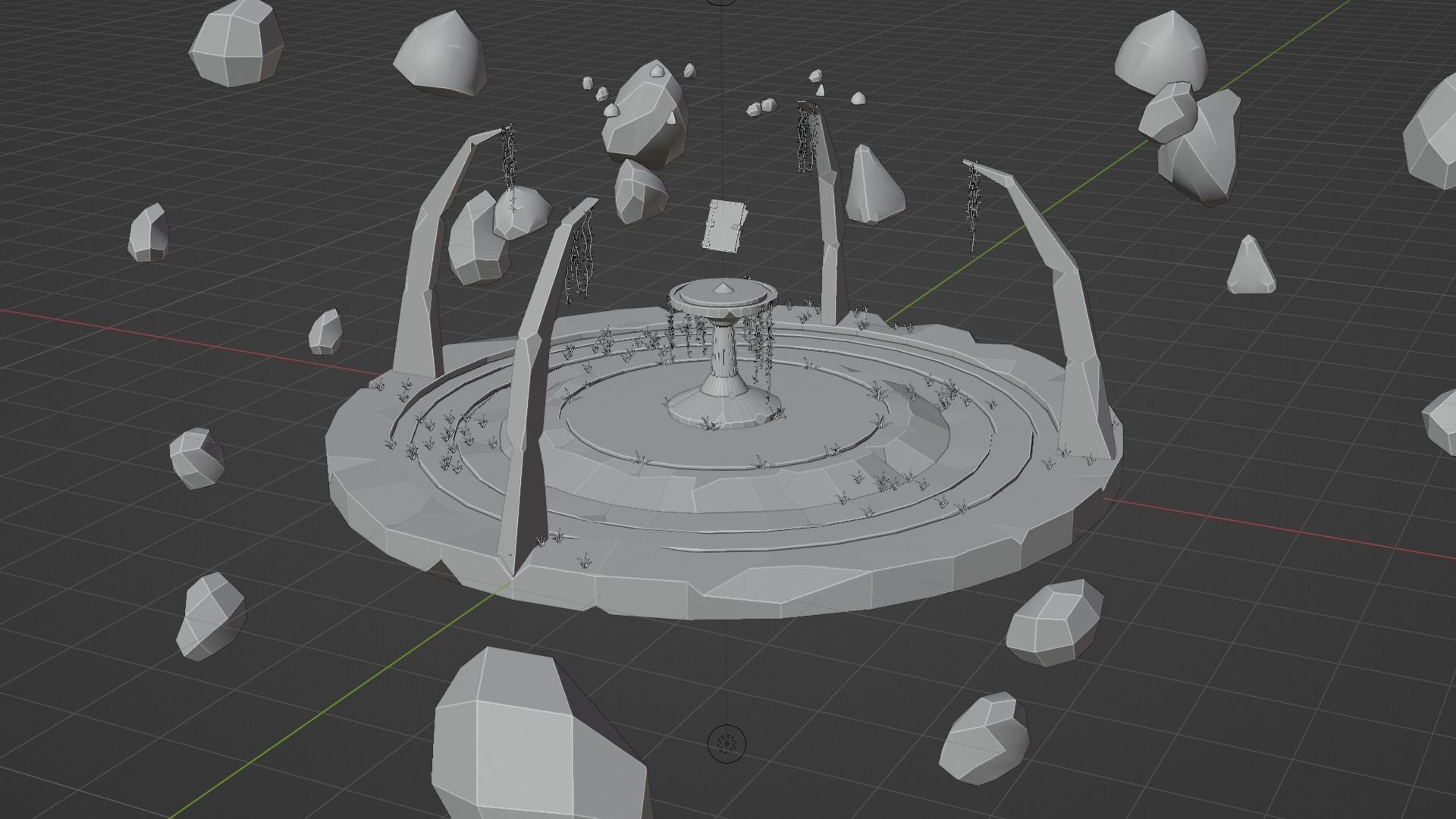 3D Temple of The Holy Book The Dimension Low-poly 3D model_2