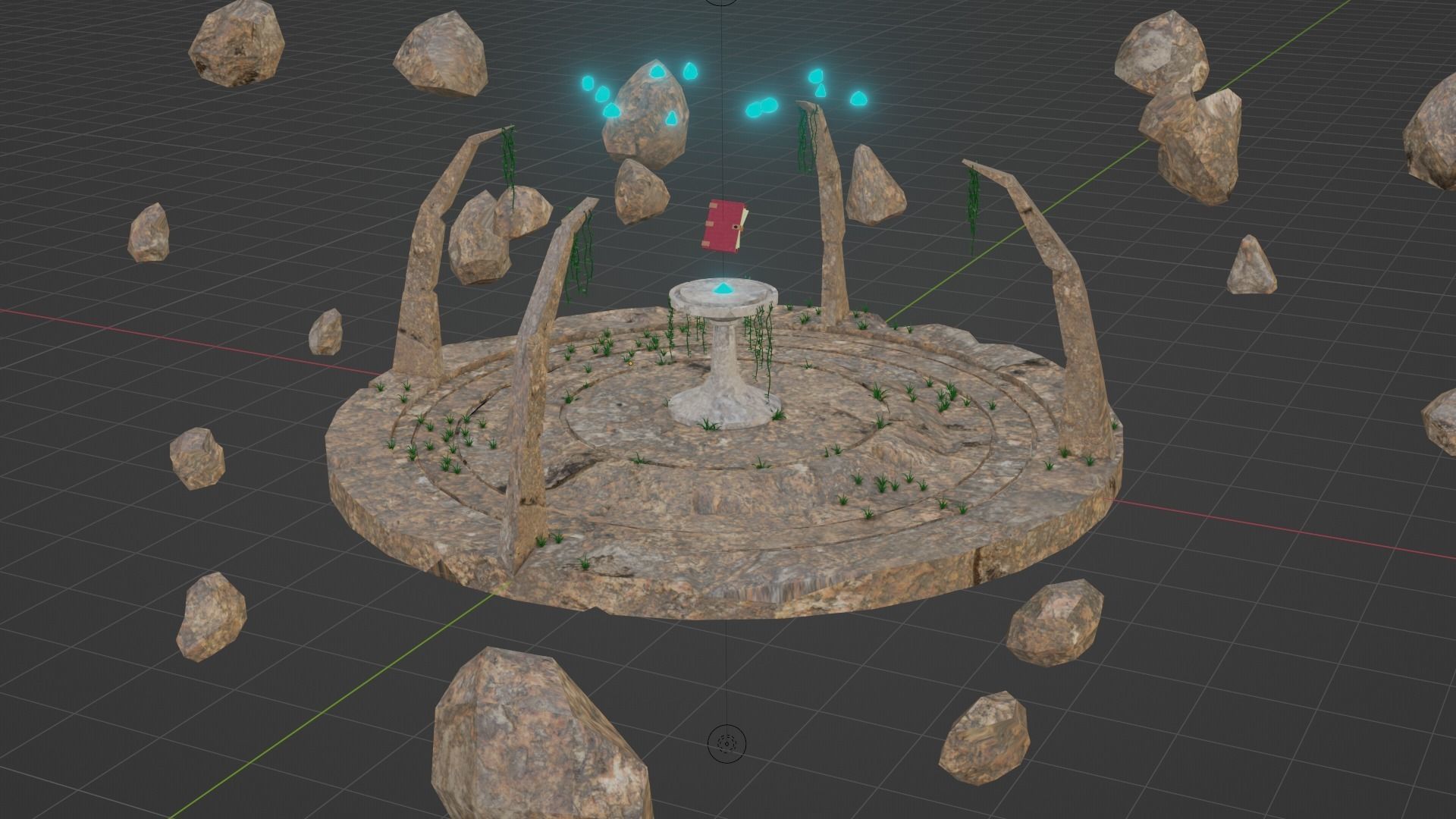 3D Temple of The Holy Book The Dimension Low-poly 3D model_1