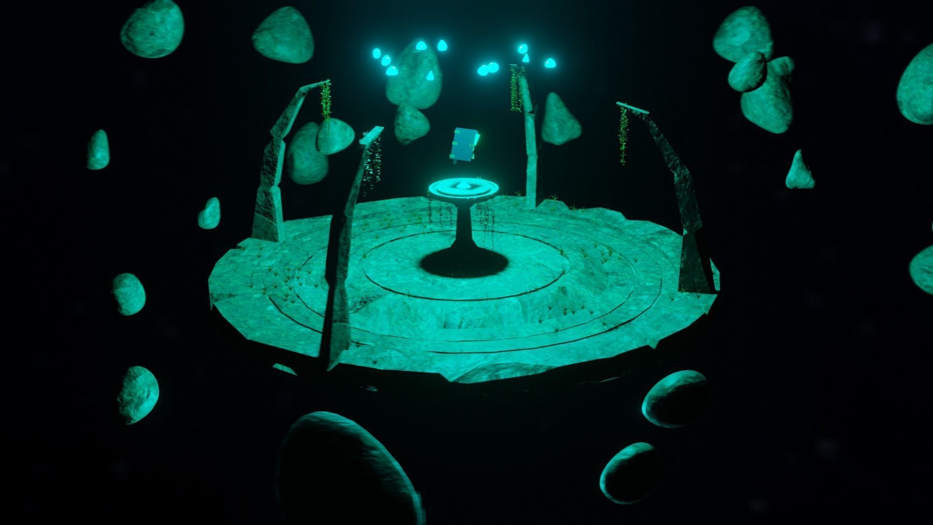 3D Temple of The Holy Book The Dimension Low-poly 3D model_3