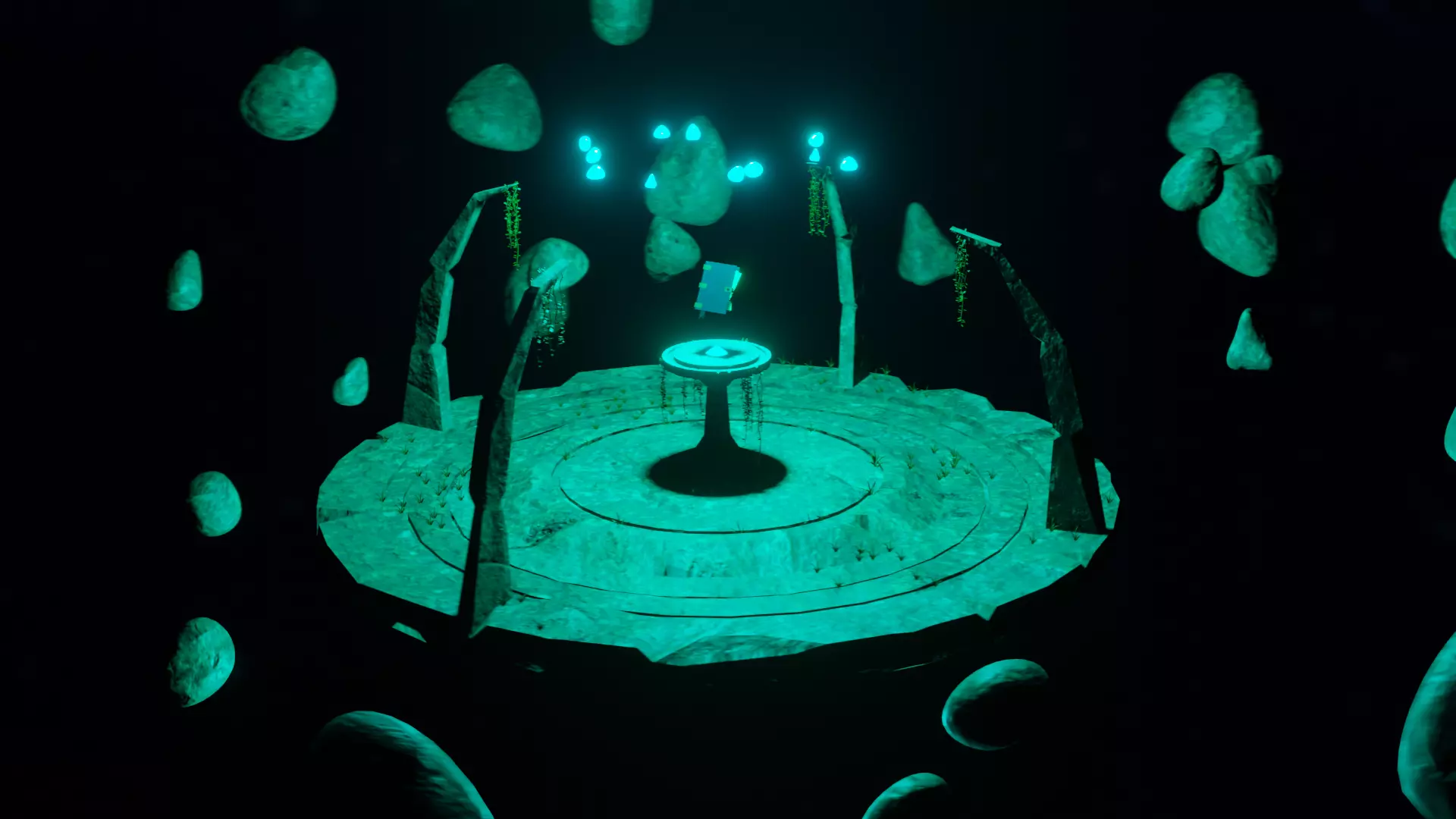 3D Temple of The Holy Book The Dimension Low-poly 3D model_0