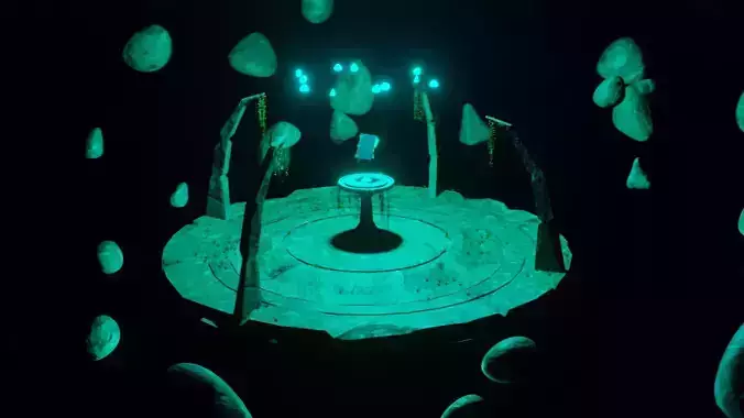 3D Temple of The Holy Book The Dimension Low-poly 3D model