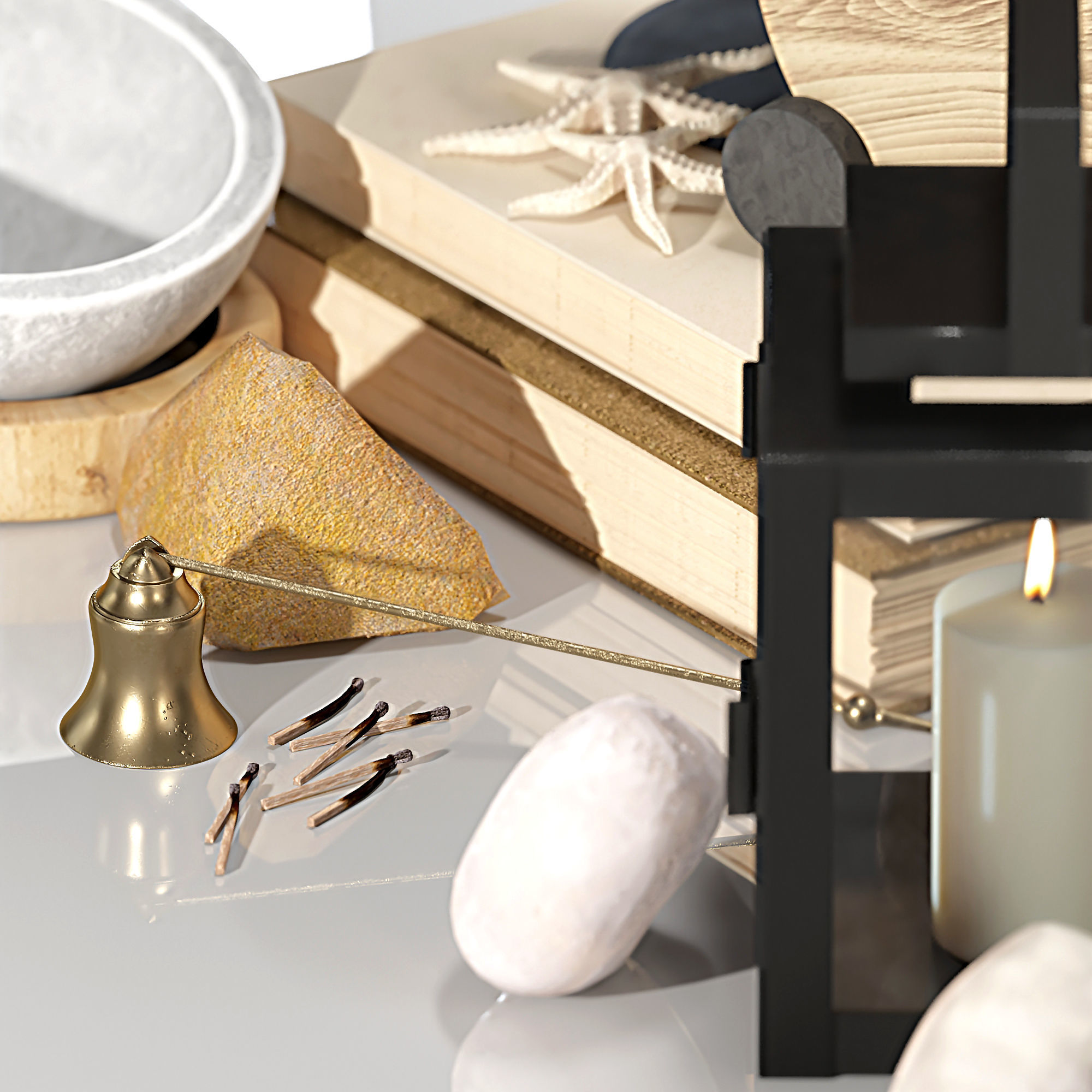 Decorative set 04 3D model_5