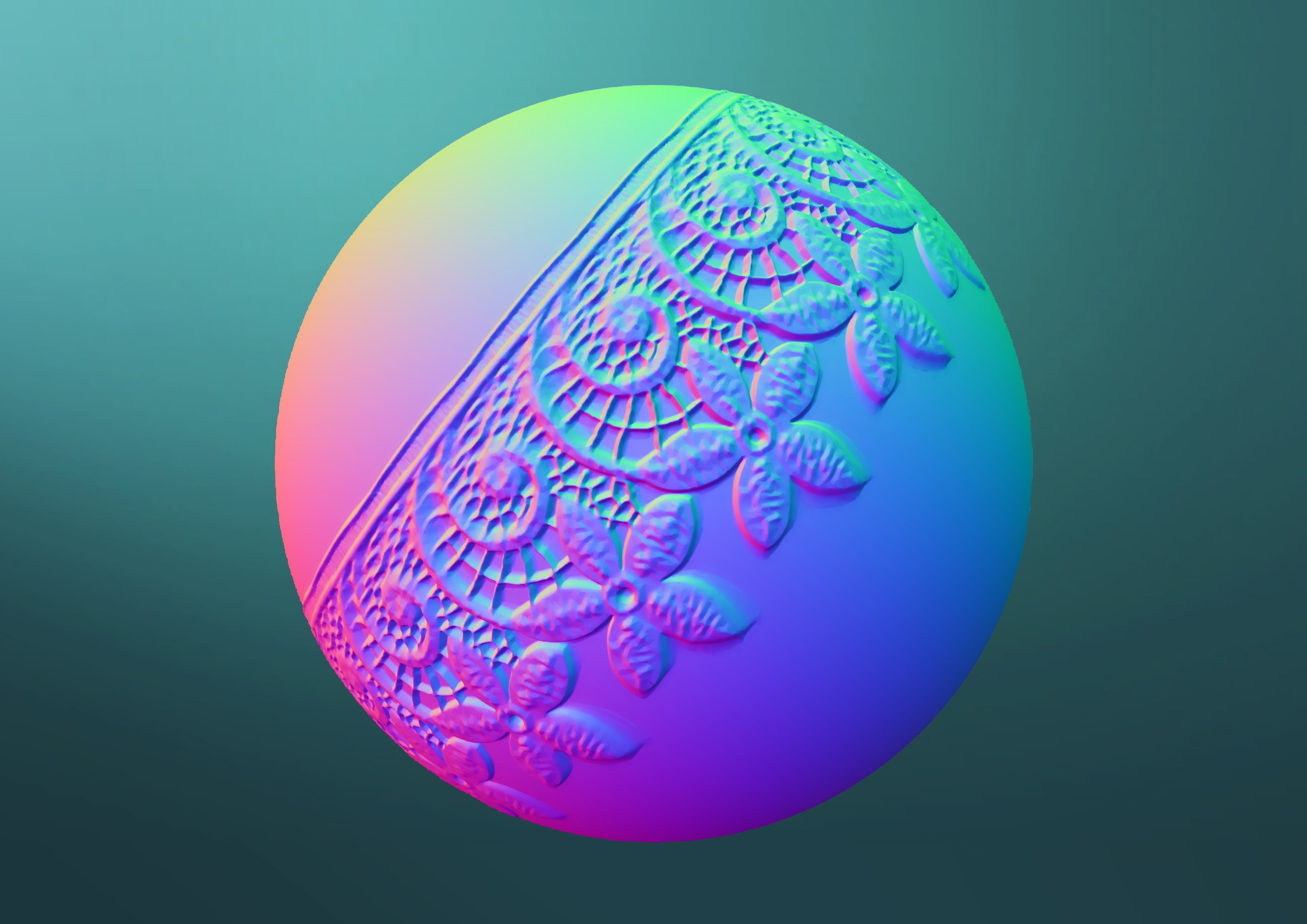 Lace Brushes - Mega Pack 3D model_14