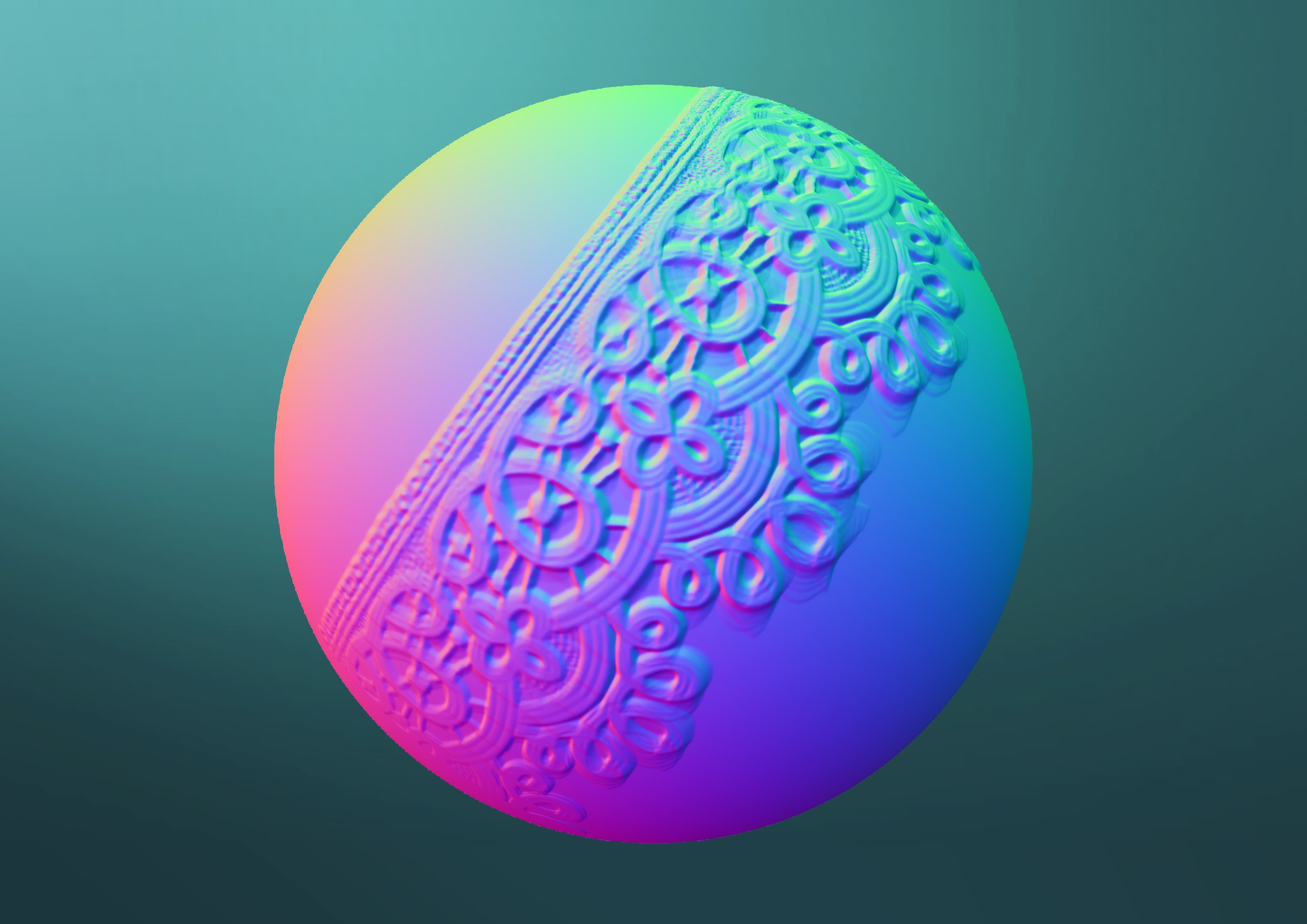 Lace Brushes - Mega Pack 3D model_8