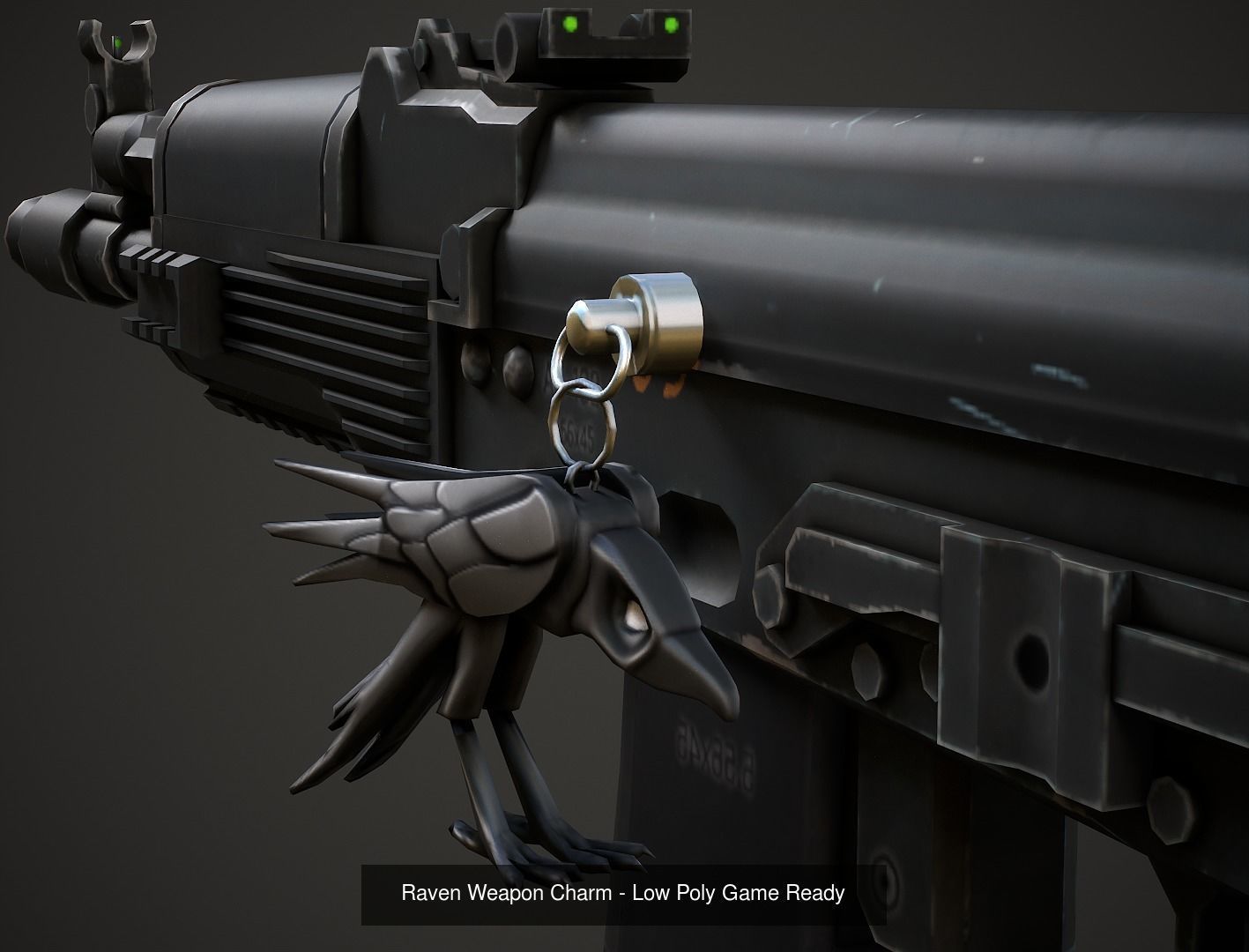 Weapon Charms Small Collection vol 01 - Low Poly Game Ready _22