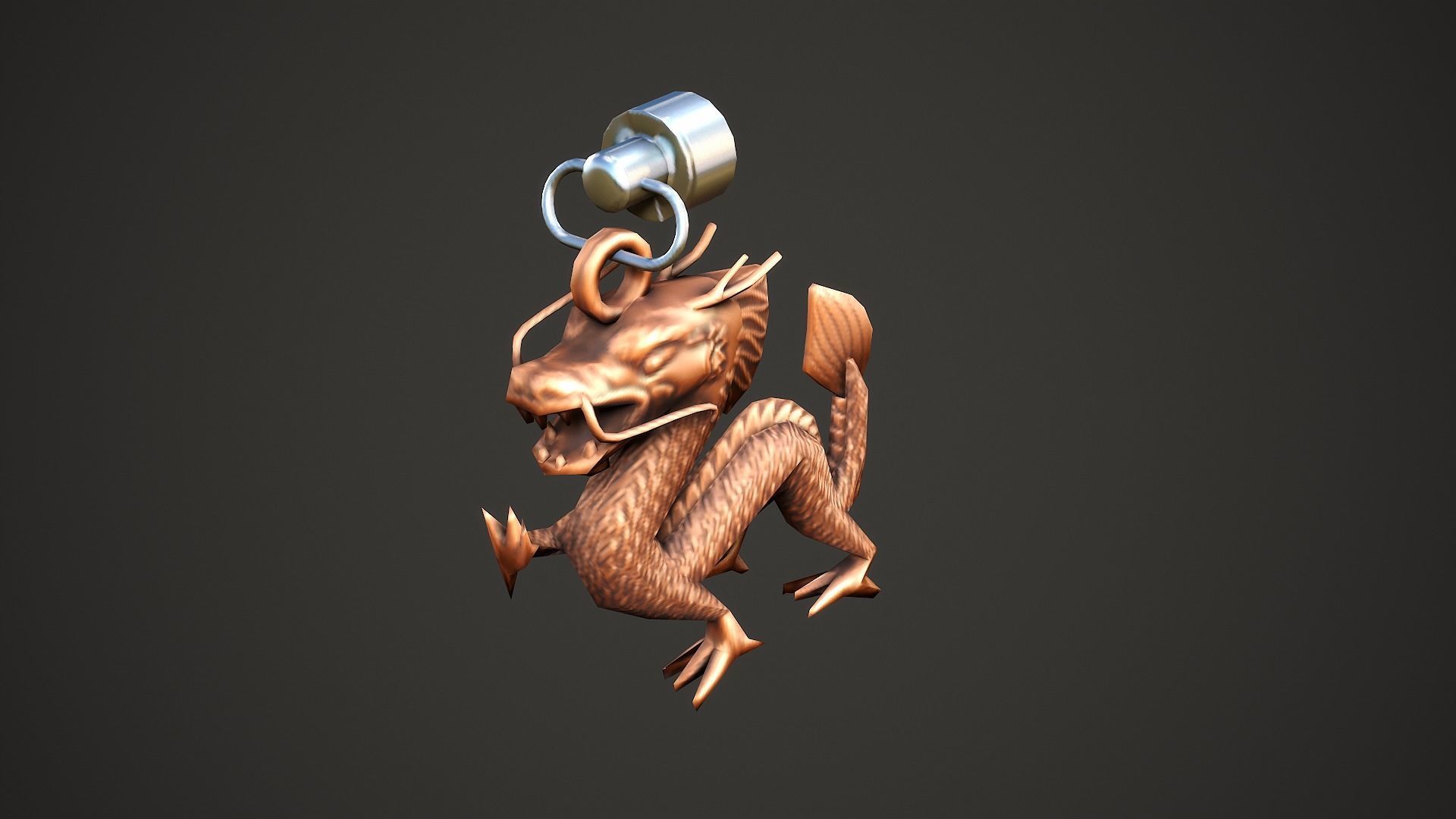 Weapon Charms Small Collection vol 01 - Low Poly Game Ready _14