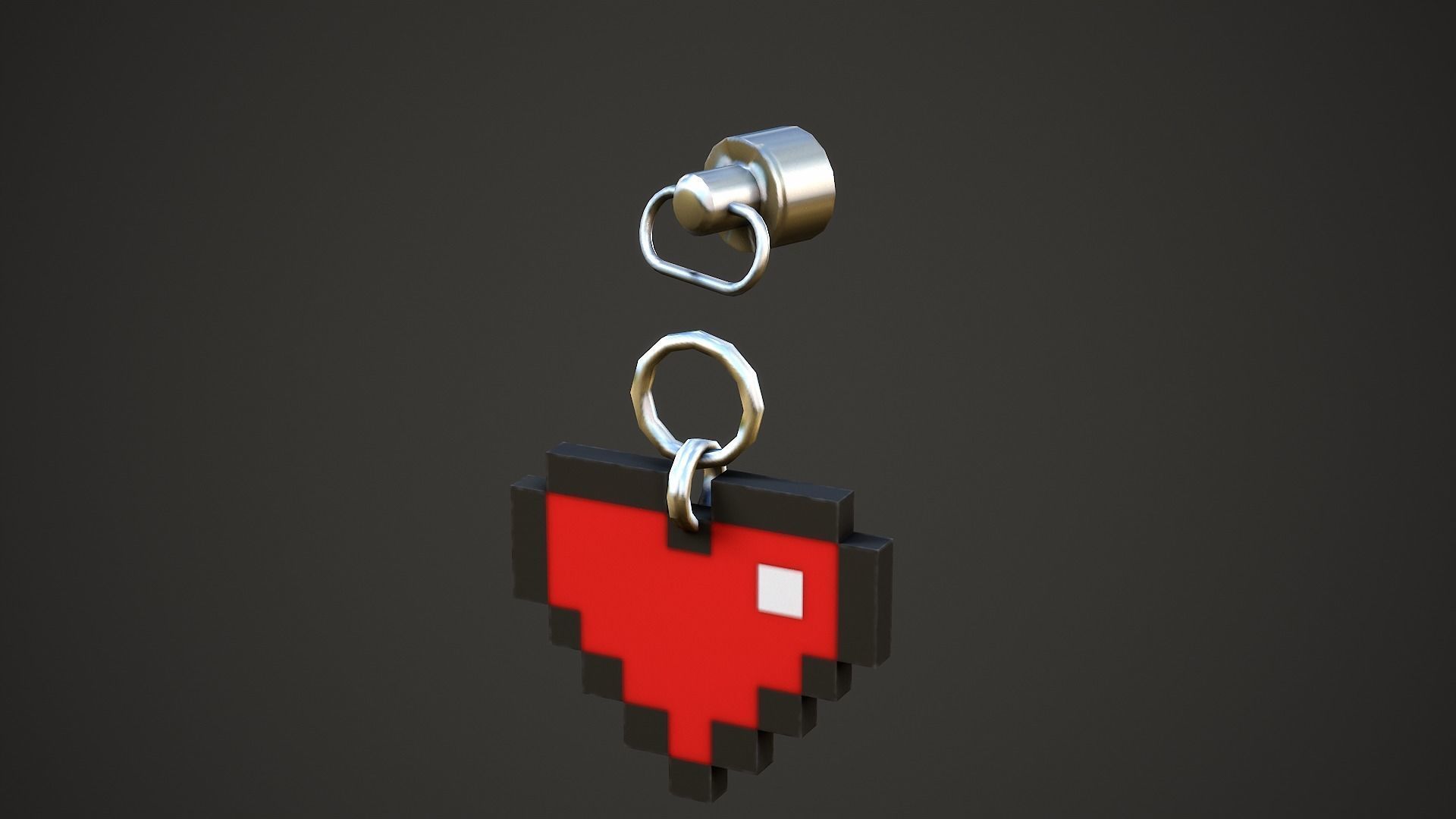 Weapon Charms Small Collection vol 01 - Low Poly Game Ready _4
