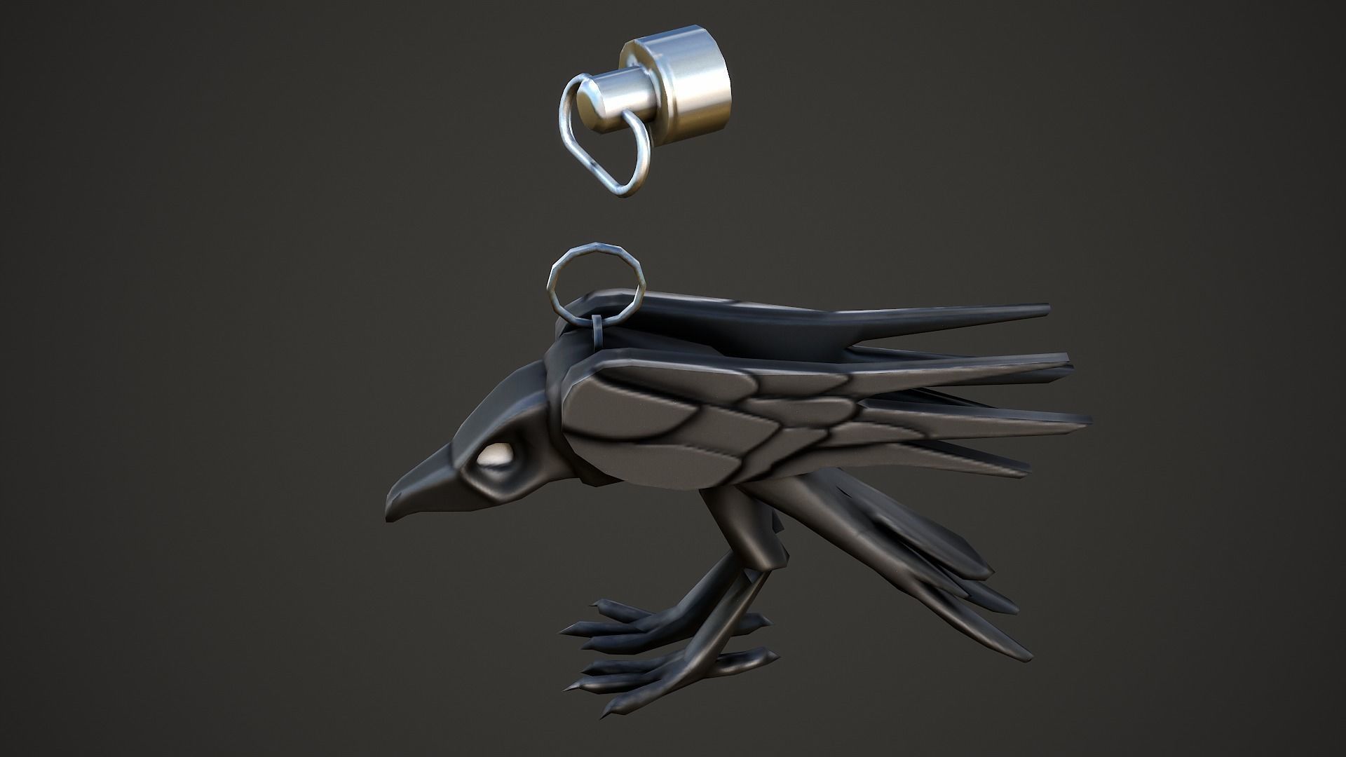 Weapon Charms Small Collection vol 01 - Low Poly Game Ready _25