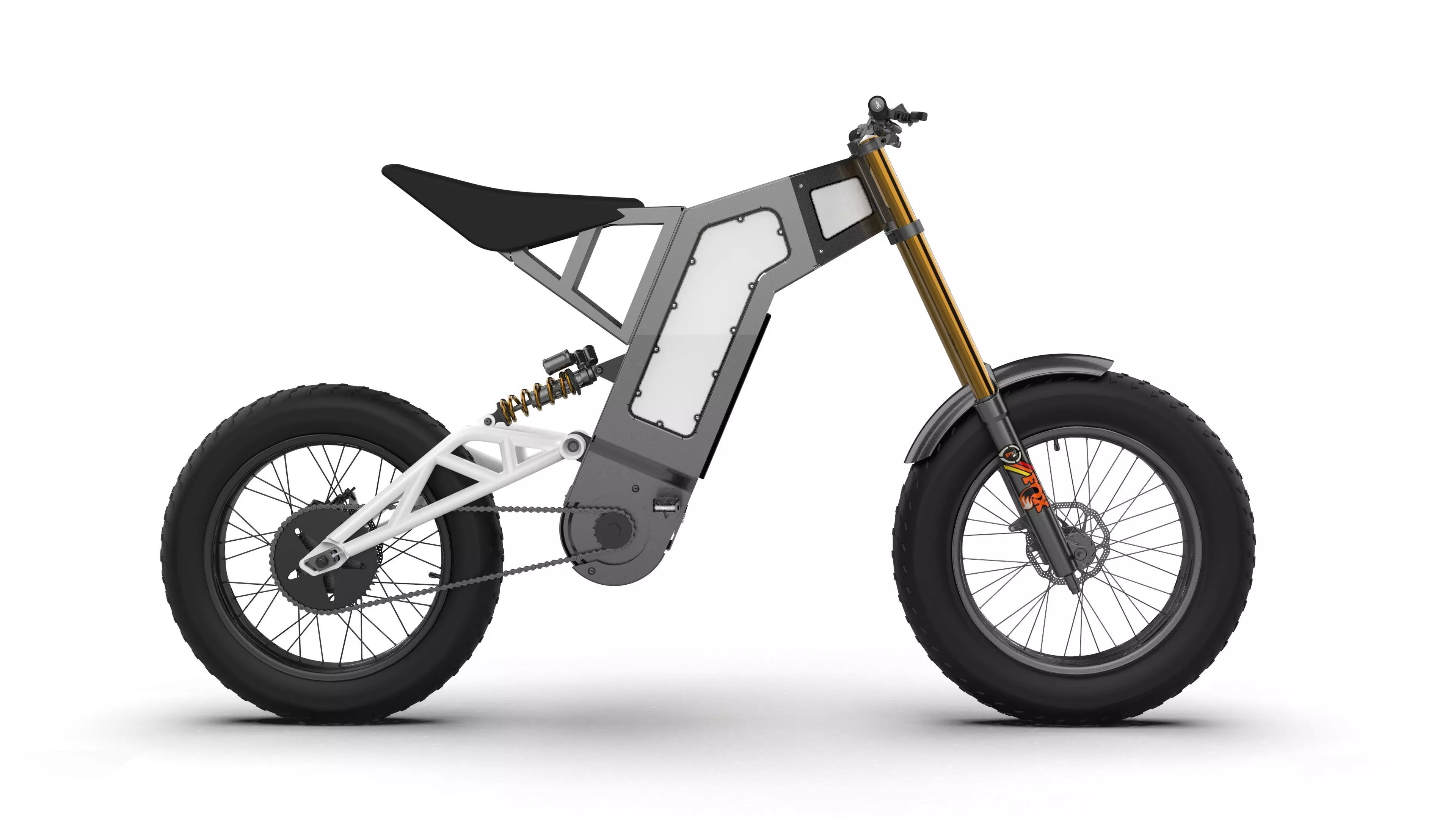 Dirt electric bike 3D print model_0