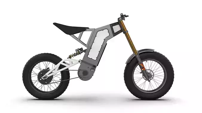 Dirt electric bike 3D print model