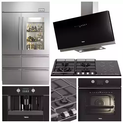 Teka appliance set2 3D model
