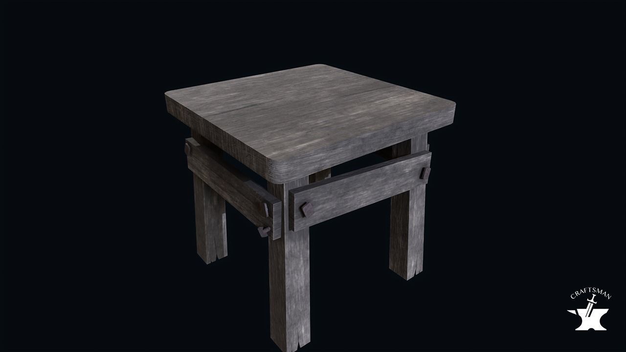 Medieval Props Pack Low-poly 3D model_3