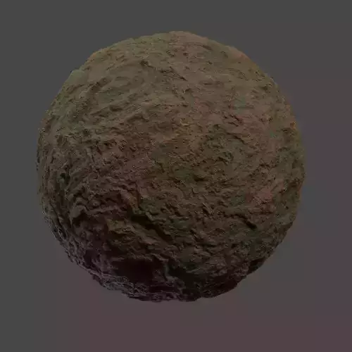 Procedural Mossy Dirt Material