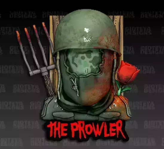 The Prowler with skull and roses
