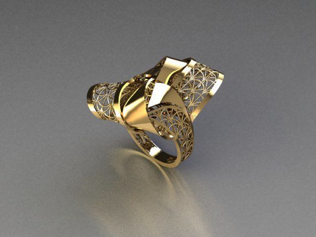 jewelry ring 3D print model_4