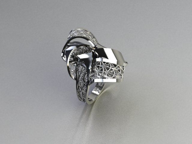 jewelry ring 3D print model_5