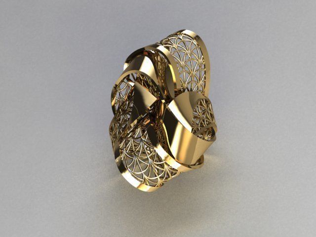 jewelry ring 3D print model_2