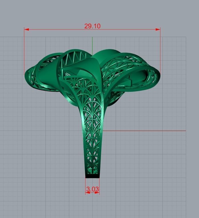jewelry ring 3D print model_12