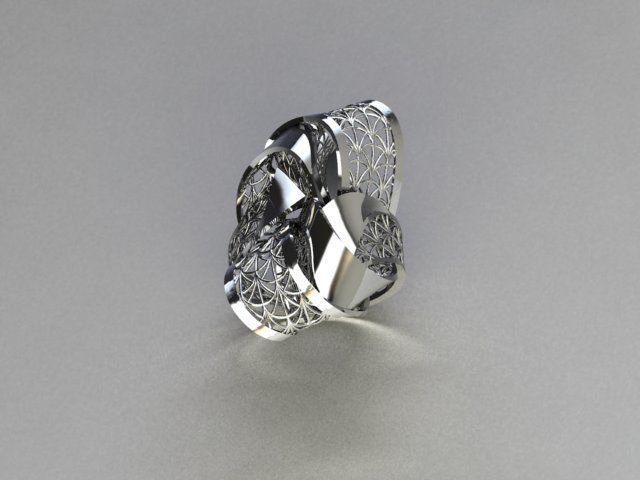 jewelry ring 3D print model_3