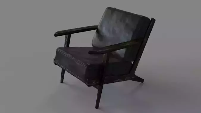 Irondale Brooks Lounge Chair Ebony