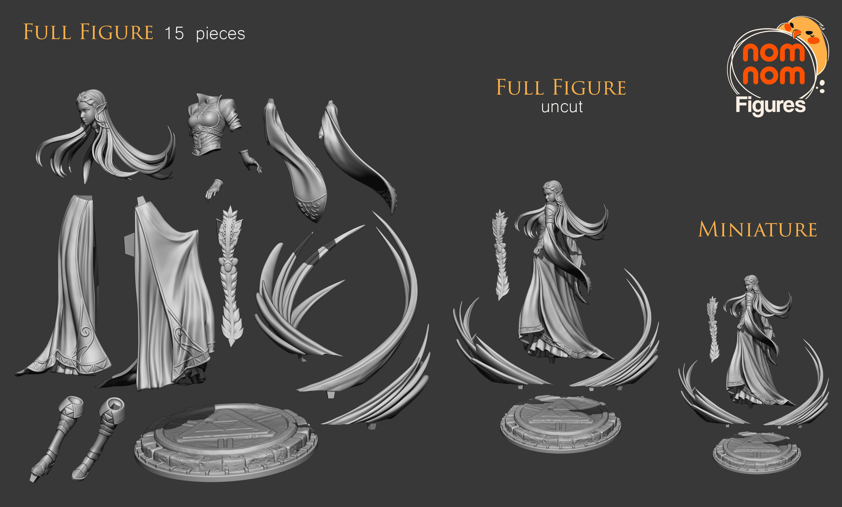 Princess Zelda from Breath of the Wild 3D print model_2