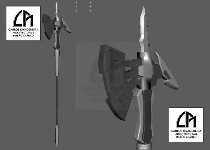 DILANZA LANCE WEAPON MODELKIT 3D print model DILANZA LANCE WEAPON MODELKIT 3D print model