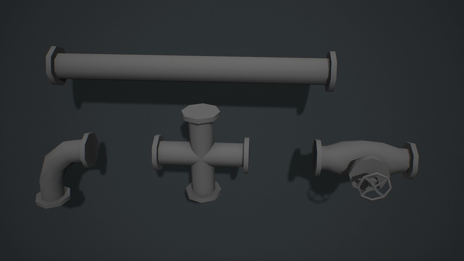 Interior Props Pack vol 01 - Low Poly Game Ready 3D Model Collection_56